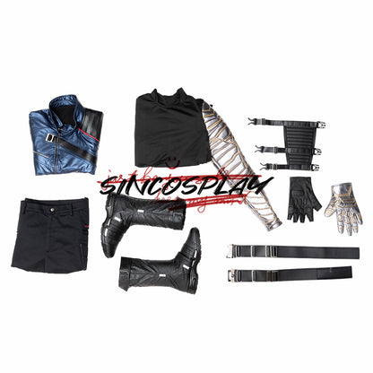 The Falcon and the Winter Soldier Cosplay Bucky Barnes Cosplay Costume