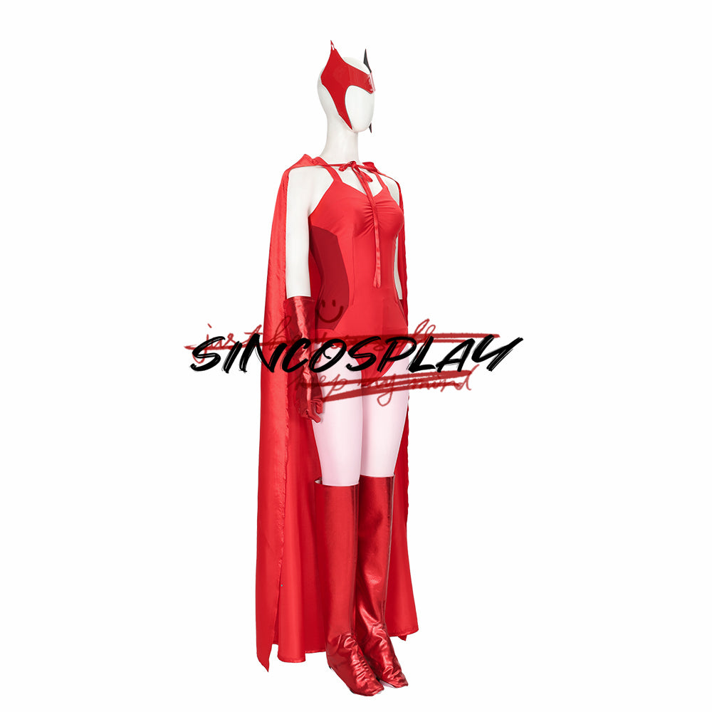 WandaVision Scarlet Witch Cosplay Wanda Maximoff Cosplay Costume