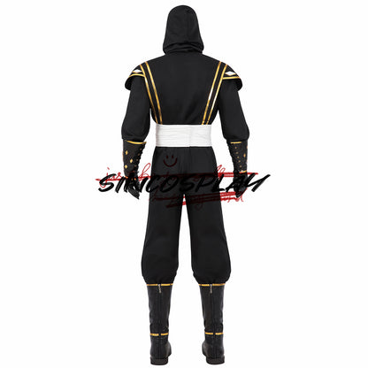 Mighty Morphin Power Rangers Cosplay Black Ninja Ranger Cosplay Costume