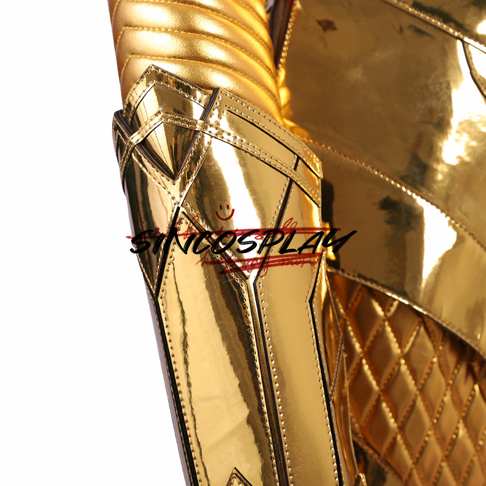 Wonder Woman 1984 Cosplay Diana Prince Cosplay Costume Gold Armor Set