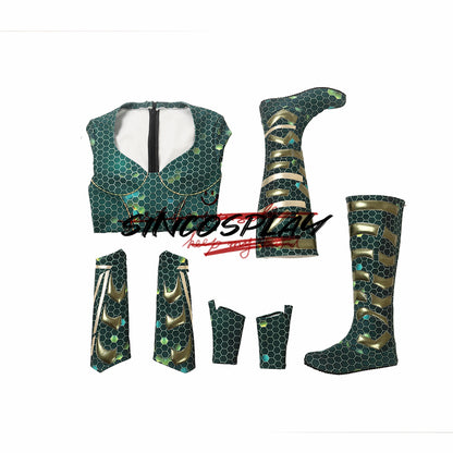 Aquaman and the Lost Kingdom Cosplay Mera Cosplay Costume Bodysuit