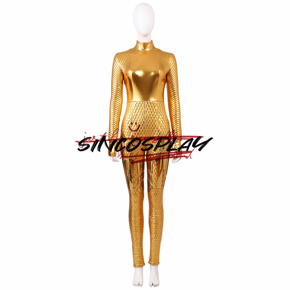 Wonder Woman 1984 Cosplay Diana Prince Cosplay Costume Gold Armor Set