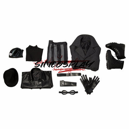 Spider-Man: Into the Spider-Verse Cosplay Spider-Man Noir Peter Parker Cosplay Costume