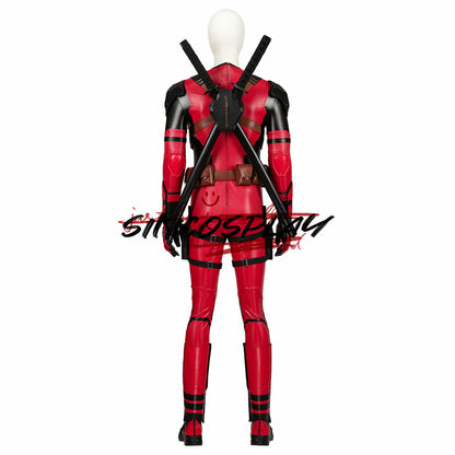 Deadpool & Wolverine Cosplay Deadpool Samurai Wade Winston Wilson Cosplay Costume