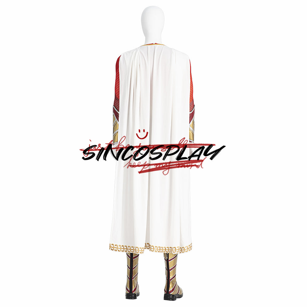 Shazam! Fury of the Gods Cosplay William "Billy" Batson Cosplay Costume Bodysuit