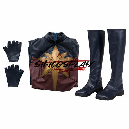 Movie The Marvels Captain Marvel 2 Carol Danvers Cosplay Costume