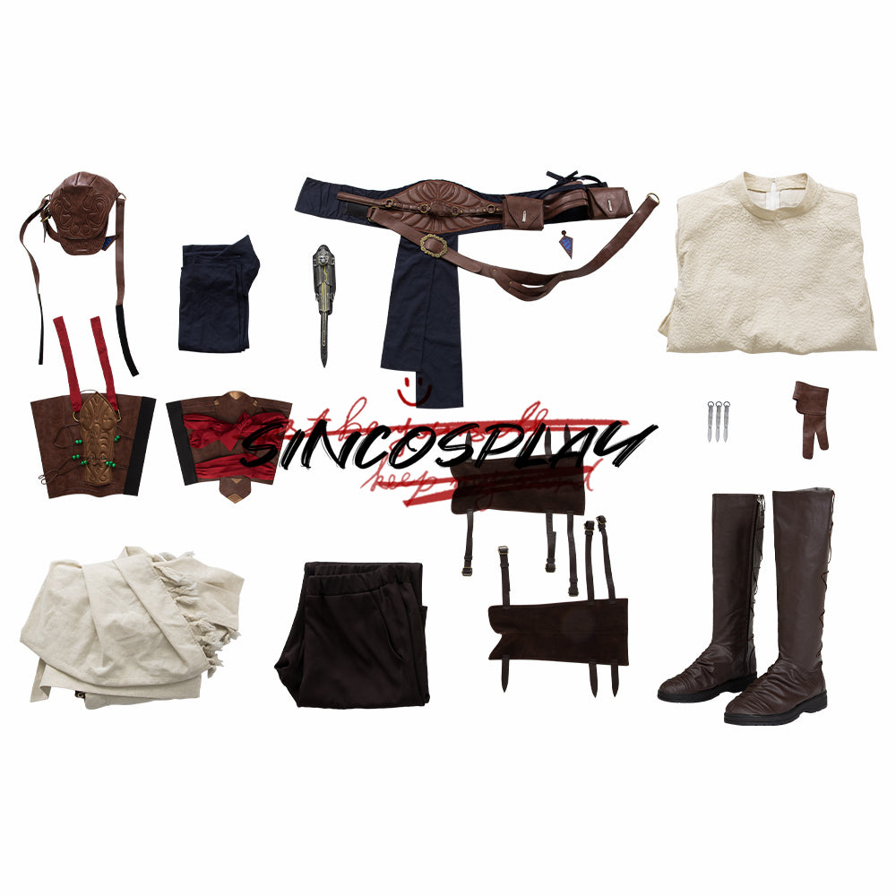 Assassin's Creed Mirage Game Basim Ibn Ishaq Cosplay Costume