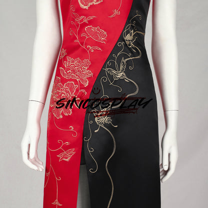 Resident Evil 4 Remake Ada Wong Cosplay Costume Cheongsam