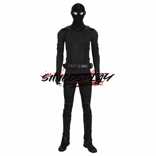 pider-Man: Far From Home Cosplay Spider-Man Peter Parker Cosplay Costume Bodysuit  Stealth Suit