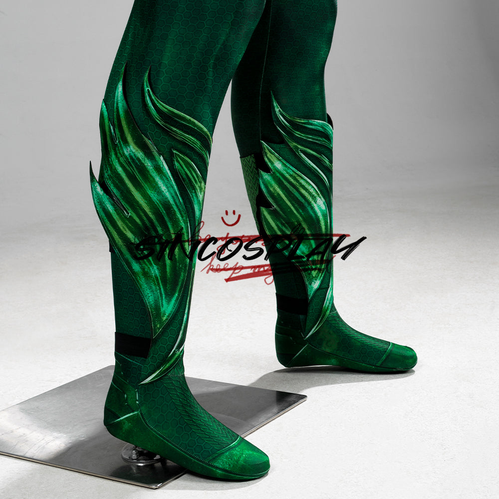 Aquaman and the Lost Kingdom Arthur Curry Cosplay Costume Gold Bodysuit