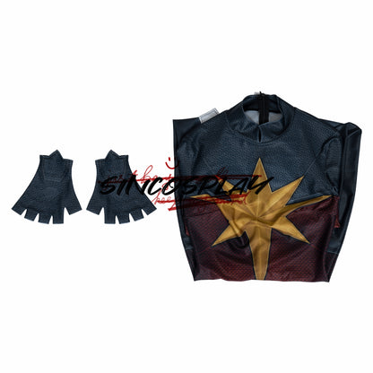 The Marvels Captain Marvel 2 Carol Danvers Cosplay Costume Bodysuit