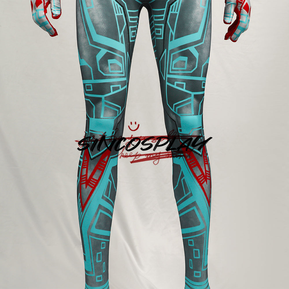 Spider-Man: Across the Spider-Verse Spider-Man 2099 Cosplay Costume Miguel O'Hara Bodysuit