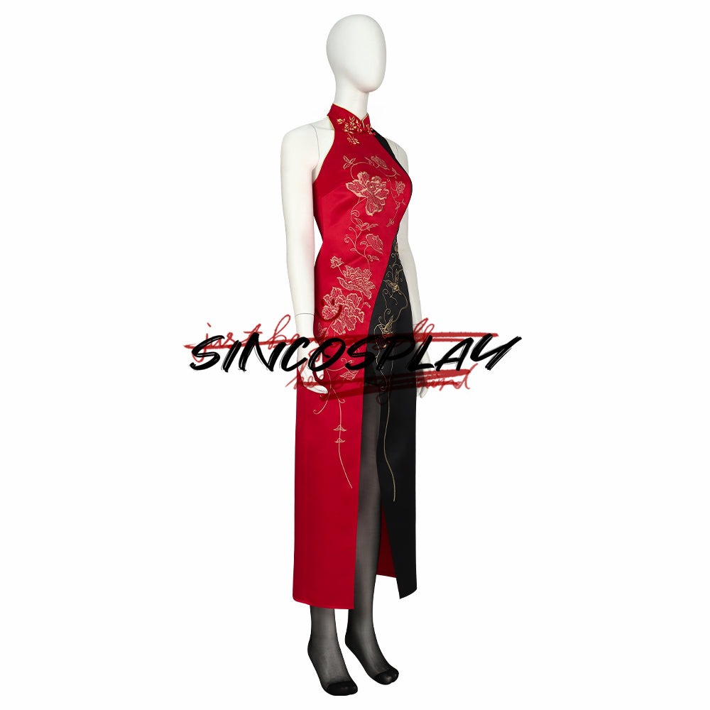 Resident Evil 4 Remake Ada Wong Cosplay Costume Cheongsam