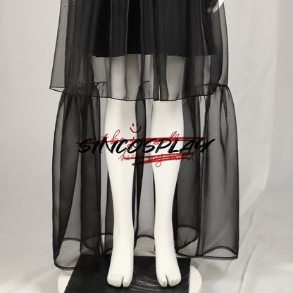 Lisa Frankenstein Cosplay Costume Black Dress