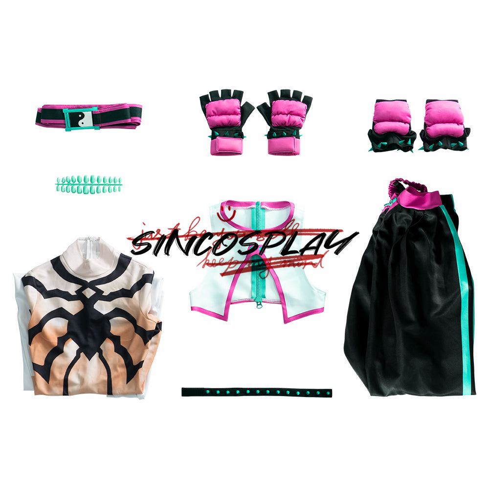 Game Street Fighter 6 Juri Cosplay Costume