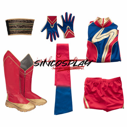 The Marvels Captain Marvel 2 Carol Danvers Cosplay Costume Customize