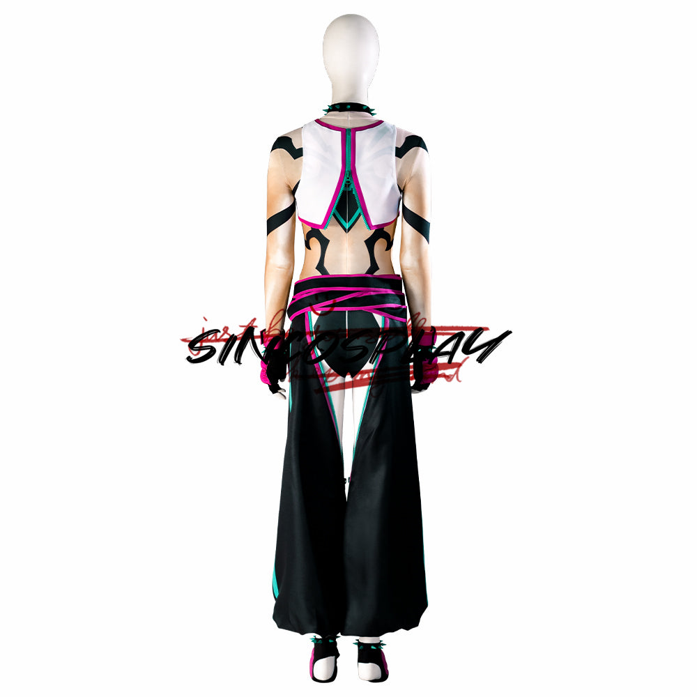 Game Street Fighter 6 Juri Cosplay Costume