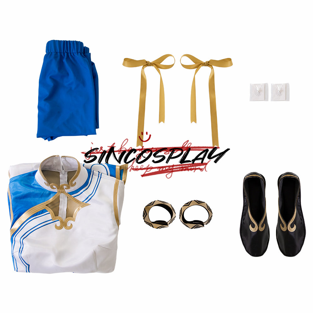 Street Fighter 6 Chun-Li Qipao Cosplay Costume