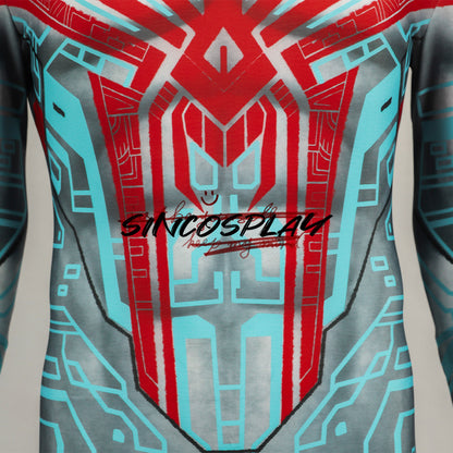 Spider-Man: Across the Spider-Verse Spider-Man 2099 Cosplay Costume Miguel O'Hara Bodysuit