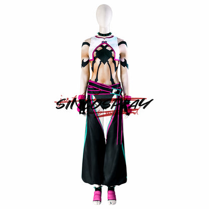 Game Street Fighter 6 Juri Cosplay Costume