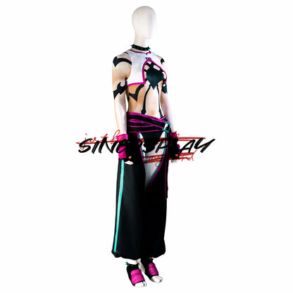 Game Street Fighter 6 Juri Cosplay Costume