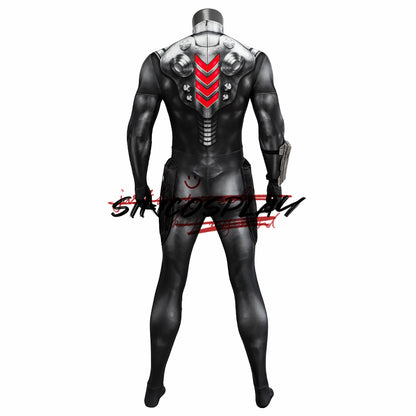 Aquaman and the Lost Kingdom Black Manta Cosplay Costume David Hyde Bodysuit