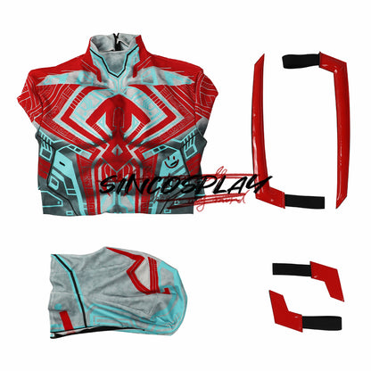 Spider-Man: Across the Spider-Verse Spider-Man 2099 Cosplay Costume Miguel O'Hara Bodysuit