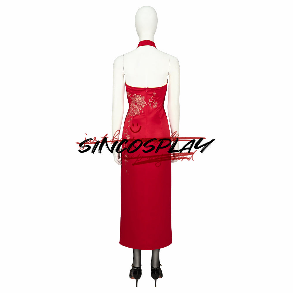 Resident Evil 4 Remake Ada Wong Cosplay Costume Cheongsam