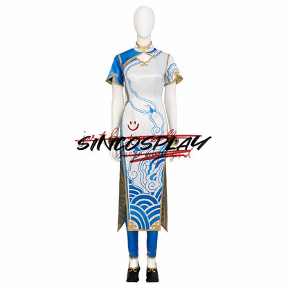 Street Fighter 6 Chun-Li Qipao Cosplay Costume