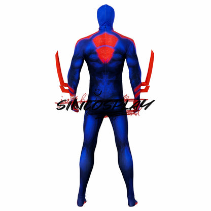 Spider-Man: Across the Spider-Verse Cosplay Costume Spider-Man 2099 Miguel O'Hara Bodysuit With Cloak