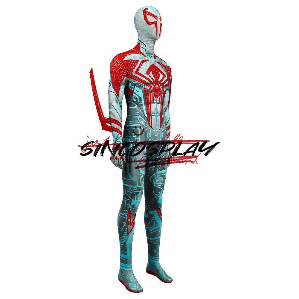 Spider-Man: Across the Spider-Verse Spider-Man 2099 Cosplay Costume Miguel O'Hara Bodysuit