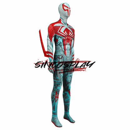 Spider-Man: Across the Spider-Verse Spider-Man 2099 Cosplay Costume Miguel O'Hara Bodysuit