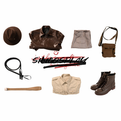 Indiana Jones 5 Male Lead Dr. Indiana Jones Cosplay Costume