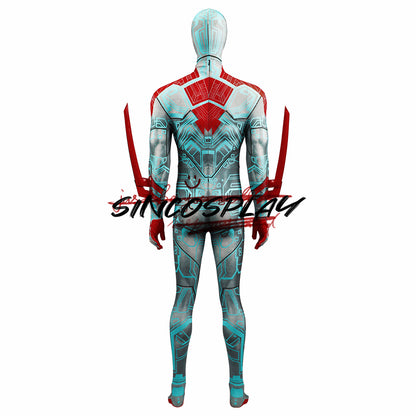 Spider-Man: Across the Spider-Verse Spider-Man 2099 Cosplay Costume Miguel O'Hara Bodysuit