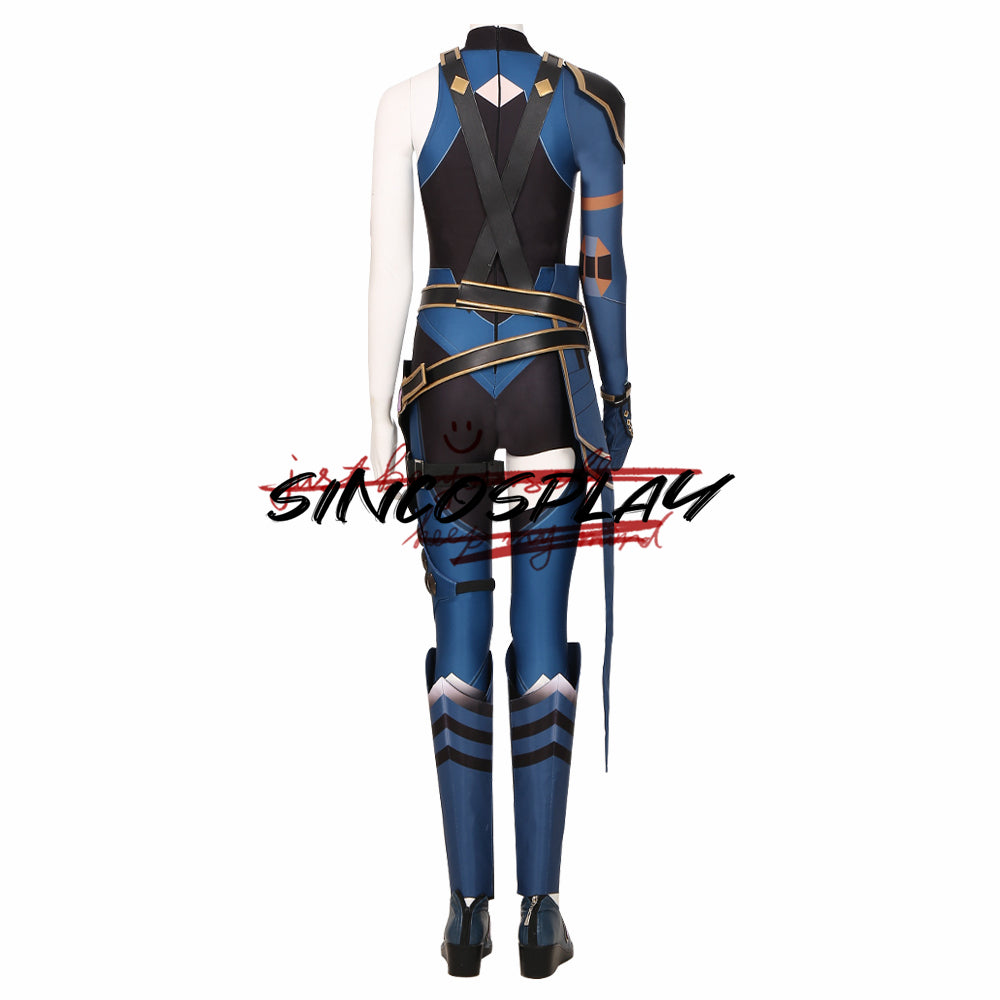 Valorant Cosplay Reyna Cosplay Costume Bodysuit