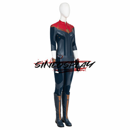 Captain Marvel II Cosplay Carol Danvers Cosplay Costume Bodysuit