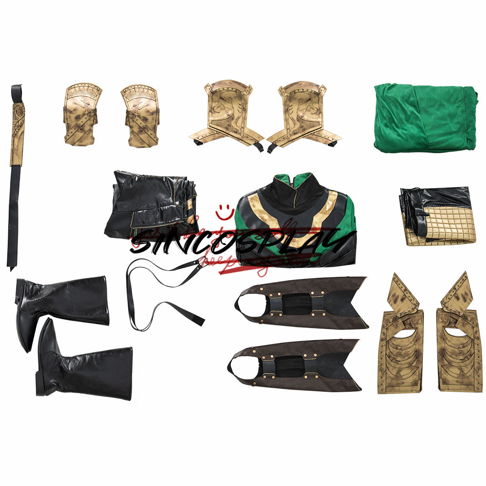 Loki Season 1 Cosplay Loki Cosplay Costume Halloween Suit Customization