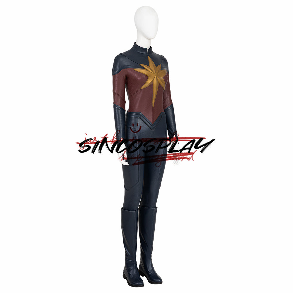 Movie The Marvels Captain Marvel 2 Carol Danvers Cosplay Costume