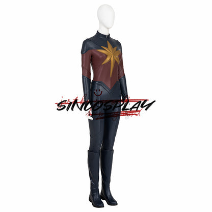 Movie The Marvels Captain Marvel 2 Carol Danvers Cosplay Costume