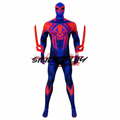 Spider-Man: Across the Spider-Verse Cosplay Costume Spider-Man 2099 Miguel O'Hara Bodysuit With Cloak