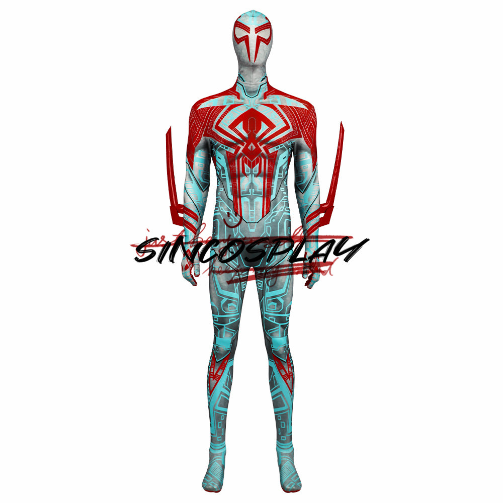 Spider-Man: Across the Spider-Verse Spider-Man 2099 Cosplay Costume Miguel O'Hara Bodysuit