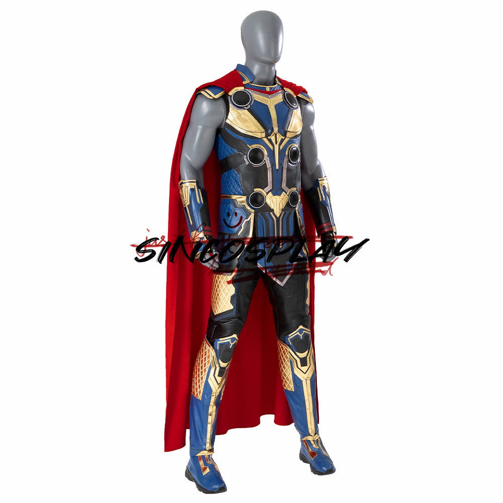 Thor：Love and Thunder Coslay Thor Odinson Cosplay Costume Blue Combat Suit