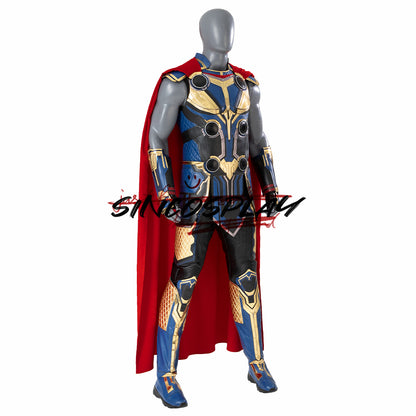 Thor：Love and Thunder Coslay Thor Odinson Cosplay Costume Blue Combat Suit