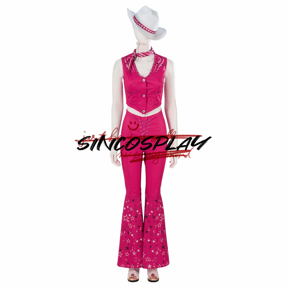 Barbie Cosplay Costume Pink Suit