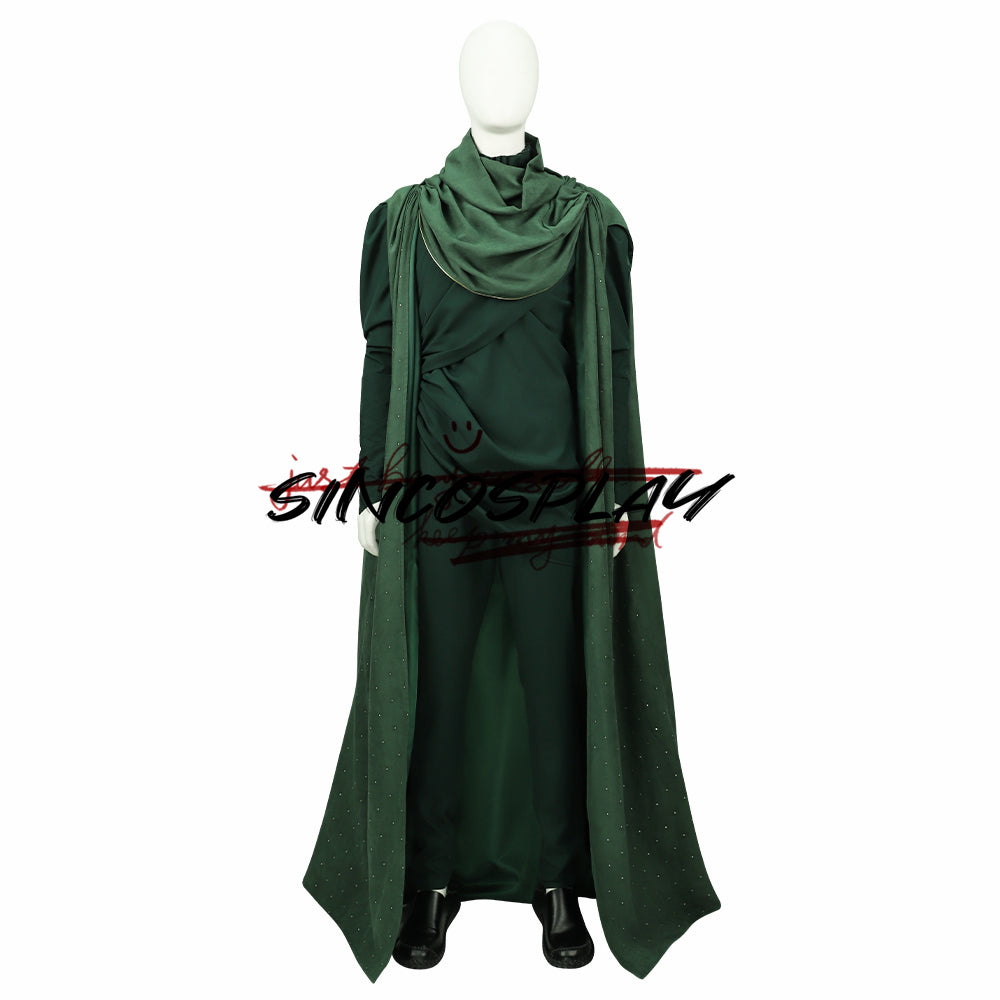 Loki Season 2 The God of Stories Green Suit Cosplay Costume Customize