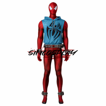 Spider-Man: Across the Spider-Verse Scarlet Spider Cosplay Costume