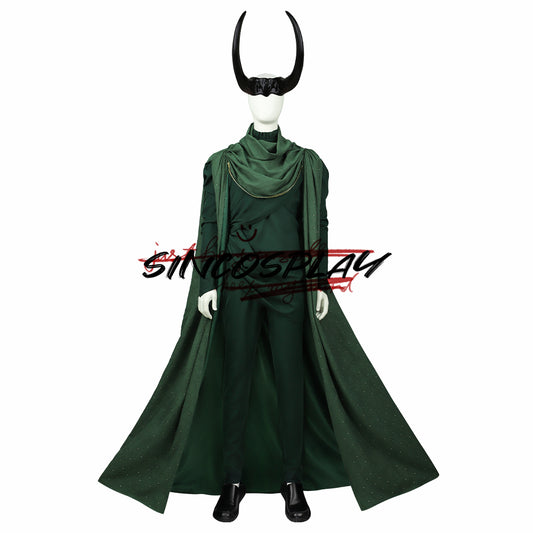 Loki Season 2 The God of Stories Green Suit Cosplay Costume Customize