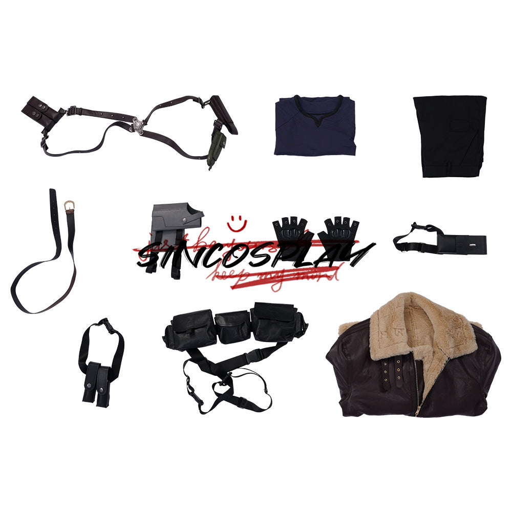 Resident Evil 4 Remake Leon S. Kennedy Cosplay Costume