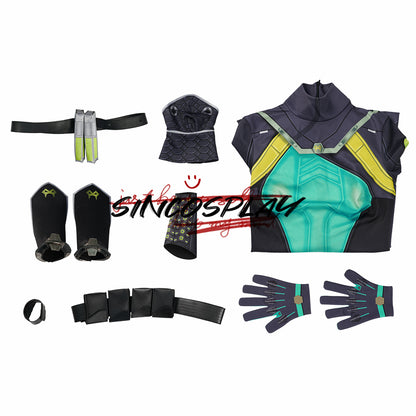 Valorant Cosplay Viper Cosplay Costume Bodysuit