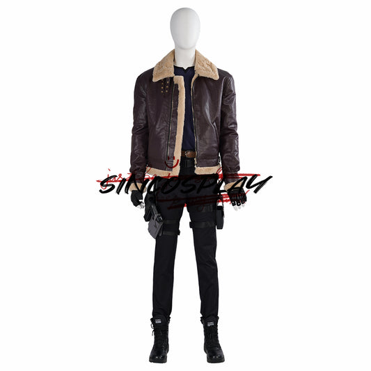 Resident Evil 4 Remake Leon S. Kennedy Cosplay Costume